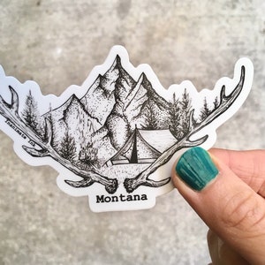 Montana Great Outdoors Vinyl Sticker