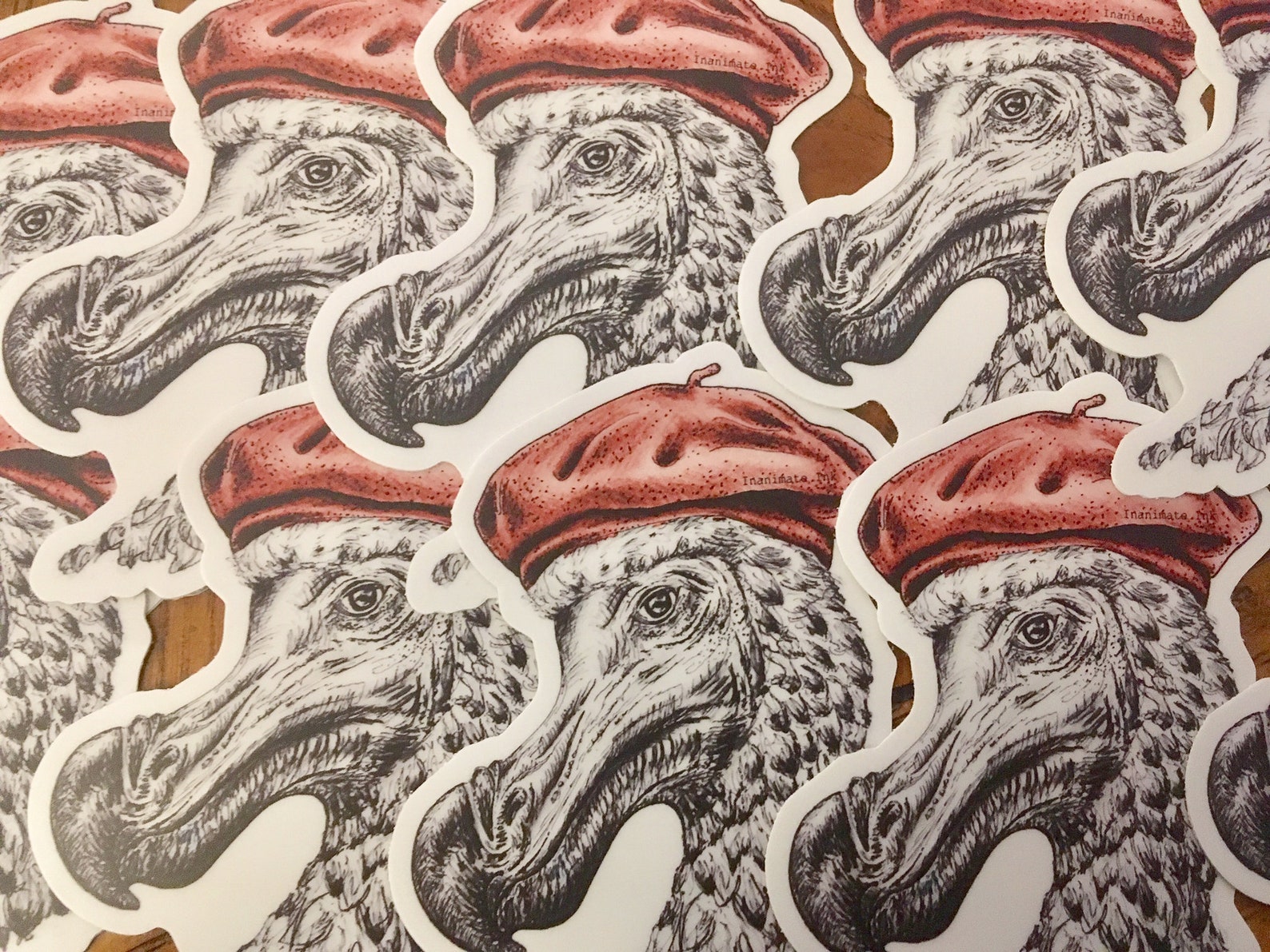 Dodo Sticker Dodo in a Beret Sticker - Etsy