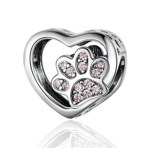 Chamilia paw print charm top
