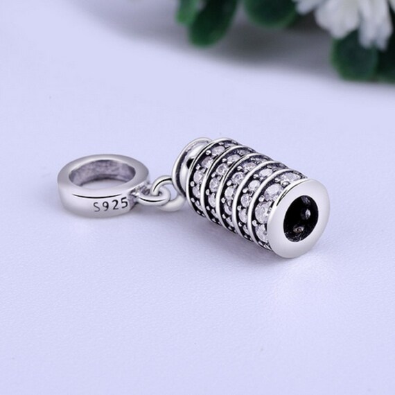 de Pisa Charms Beads Italia 100% 925 Plata Ley apta -