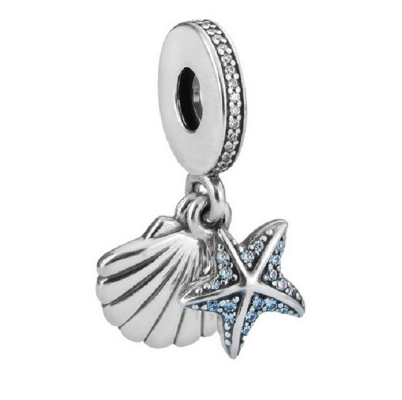 pandora charm shell with starfish