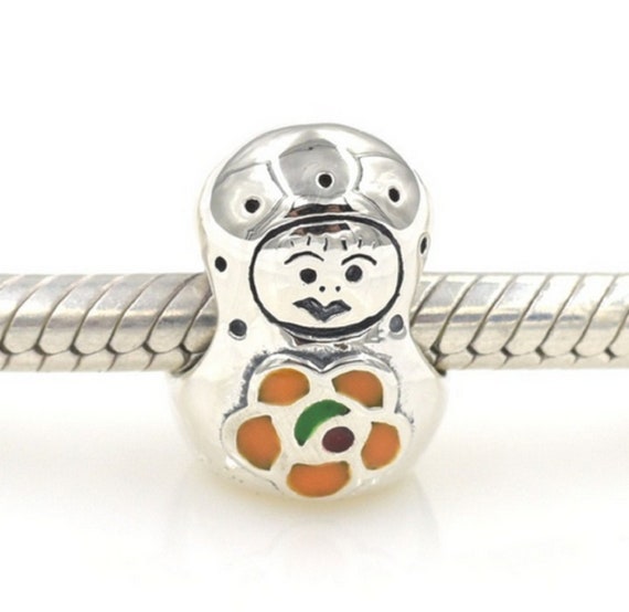 925 Cuentas De Esmalte De Plata Esterlina Amuleto De Muñeca 925 Cuentas De Esmalte De Plata Esterlina Amuleto De Muñeca