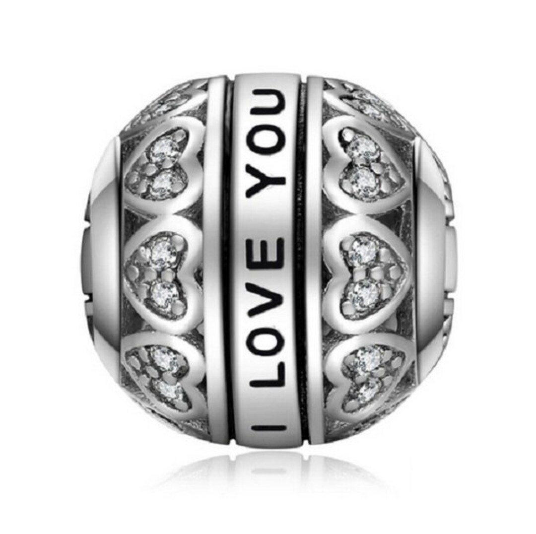 Grandmother Heart Love Beautiful Delicate Beads Charm 925 Sterling Silver Fit for Authentic ...