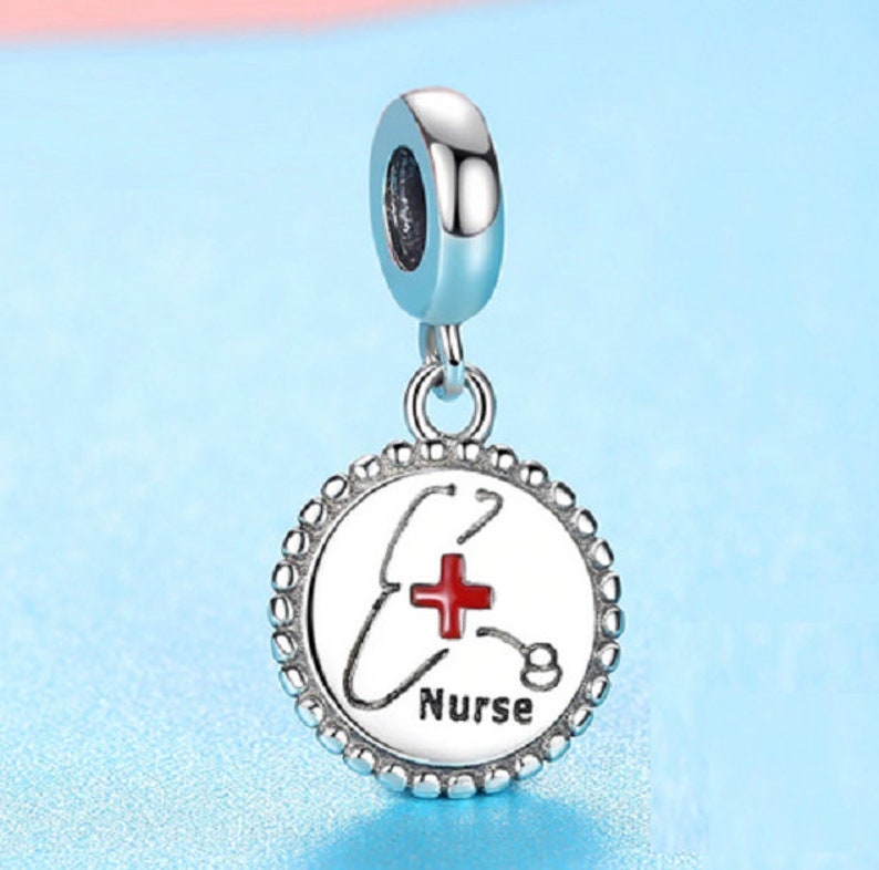 Nurse Pendant Beads Nurse Pendant Charm authentic 100 925 Etsy