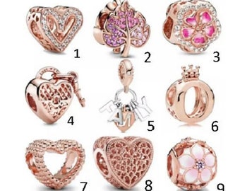 Pandora Bracelet Rose Gold - Etsy