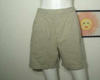 Green Striped Shorts - Etsy