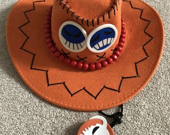 Portgas D Ace Hat Etsy