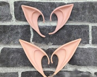 style 1 SANWOOD 1 Pair Latex Elf Ears,Pixie Elf Ears,Angel Ears,Cosplay Soft Pointed Ears for Halloween Party Props Dress Up Cosplay Costume Accessories