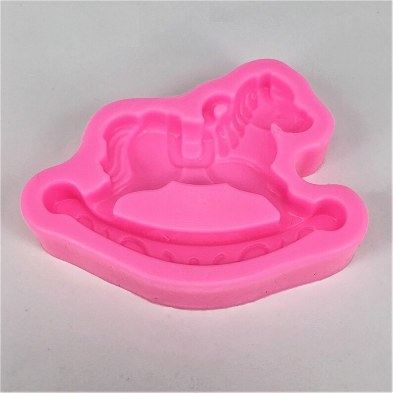 Rocking Horse Silicone Mold Trojan Horse Mold Desing #2 NCSM0232