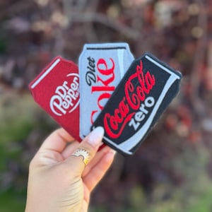Diet Coke Embroidered Patch: Retro Soda Pop Iron-On Patch