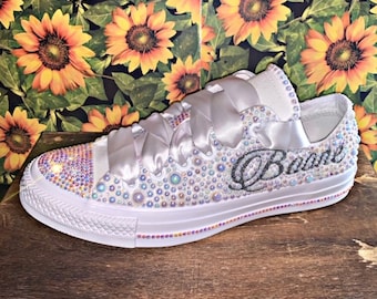 customized converse for quinceanera