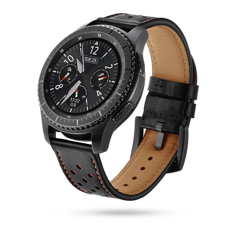 Leather Strap For Samsung Galaxy watch 46mm Gear S3 Etsy