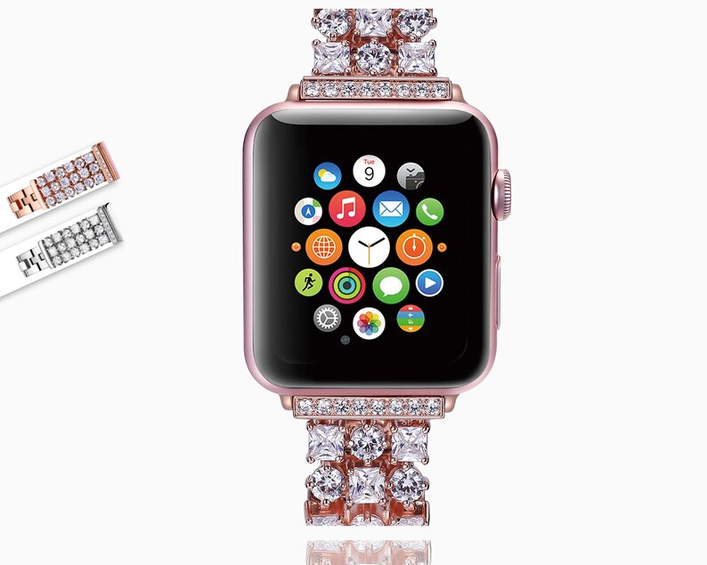 rhinestone apple watch band