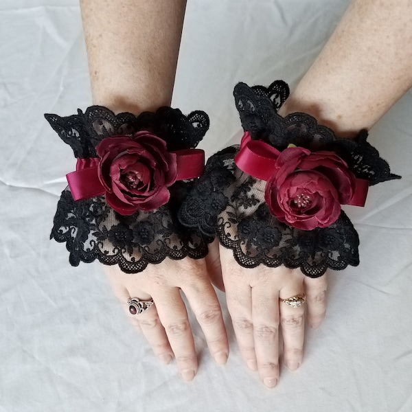 Gothic Lolita Wrist Cuffs