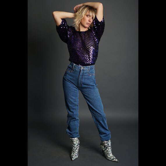 Vintage 1980'S Jeweled Jeans (S) - image 3