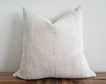 off white textured throw pillows