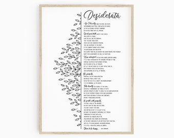 Desiderata Max Ehrmann Poem