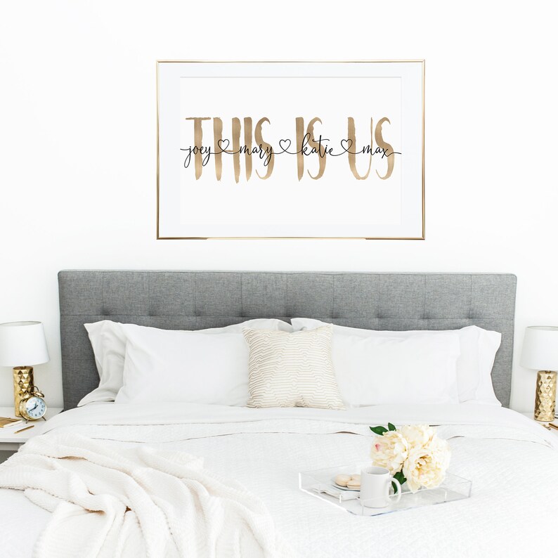 Personalized This is Us Family Printable Anniversary Gift Etsy