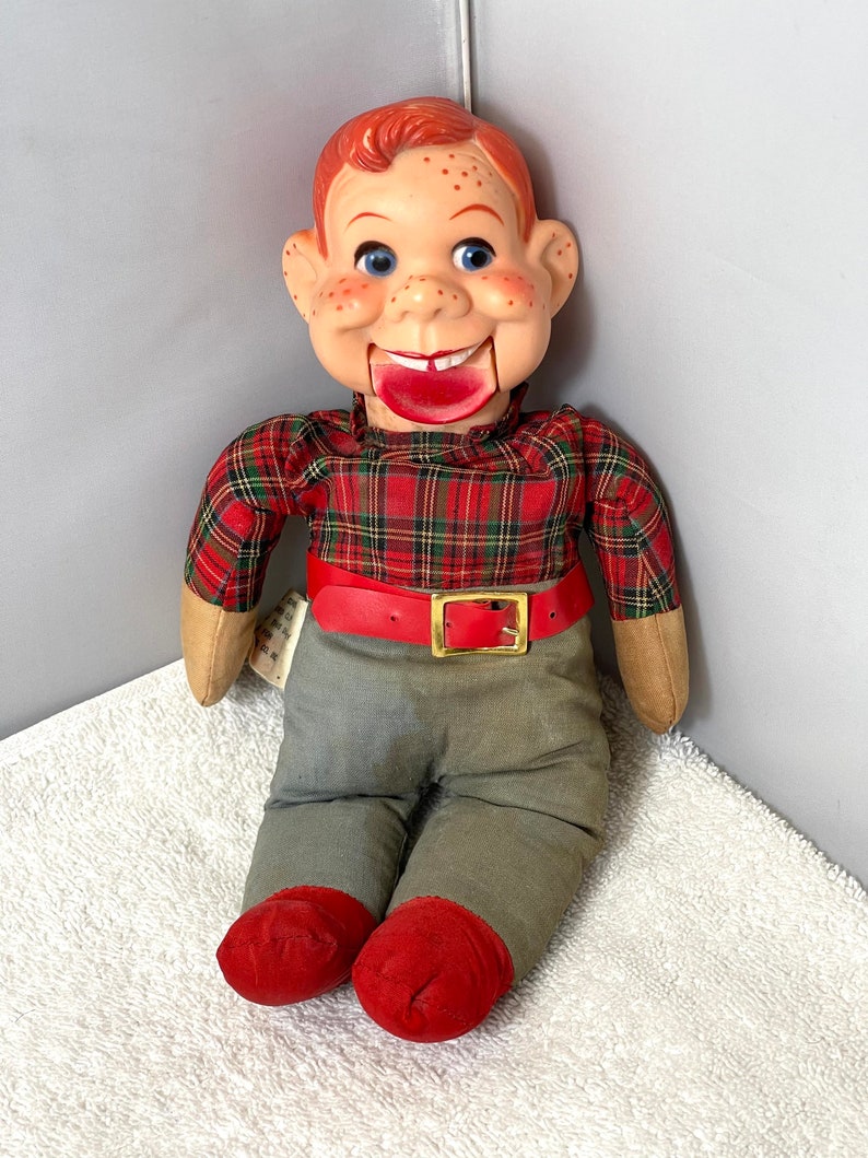 Vintage Howdy Doody Ventriloquist Doll 12 Tall Etsy