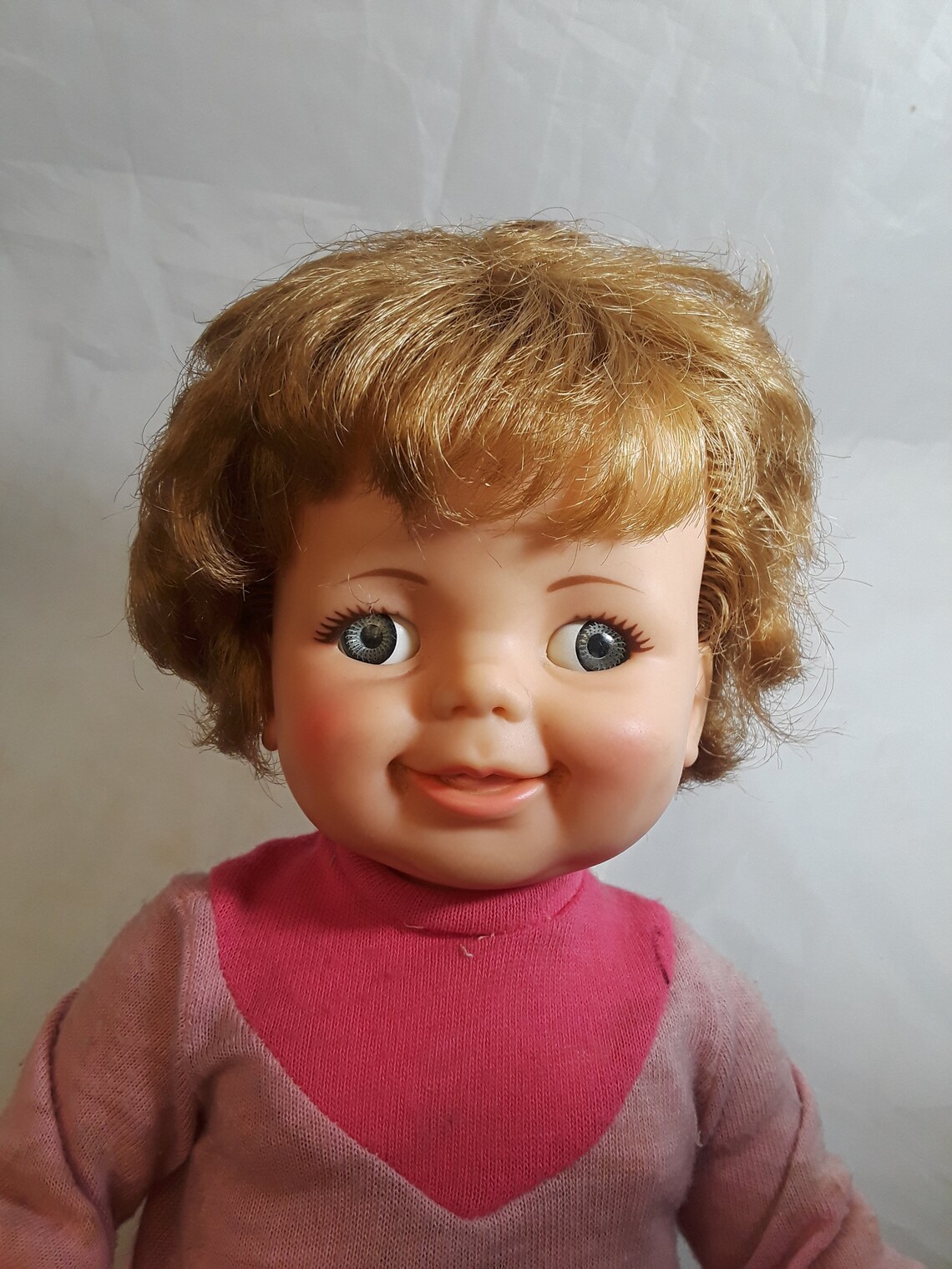 Vintage ideal Giggles Doll 17 Tall 1968 Etsy