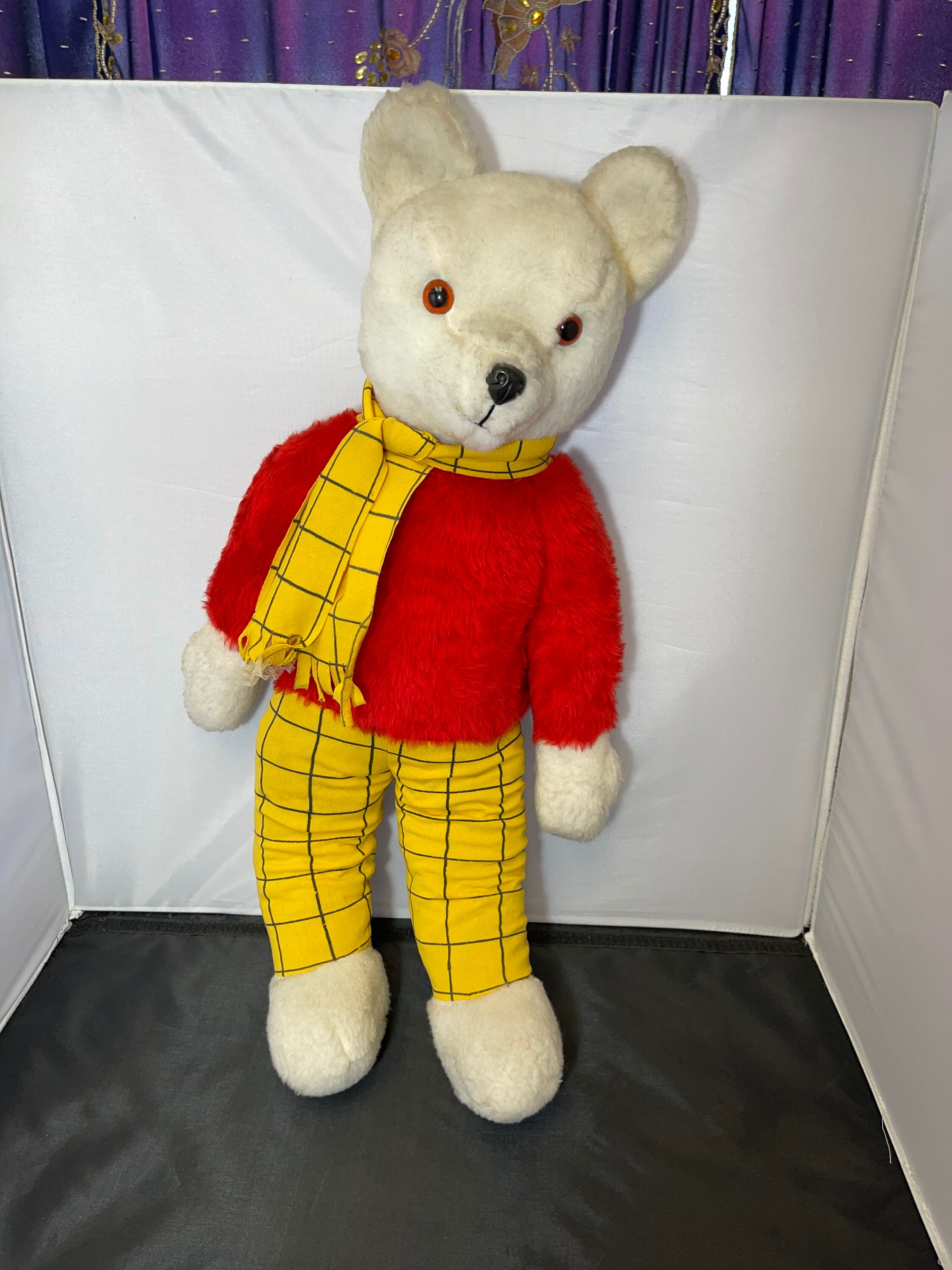 rupert the bear stuffed animal