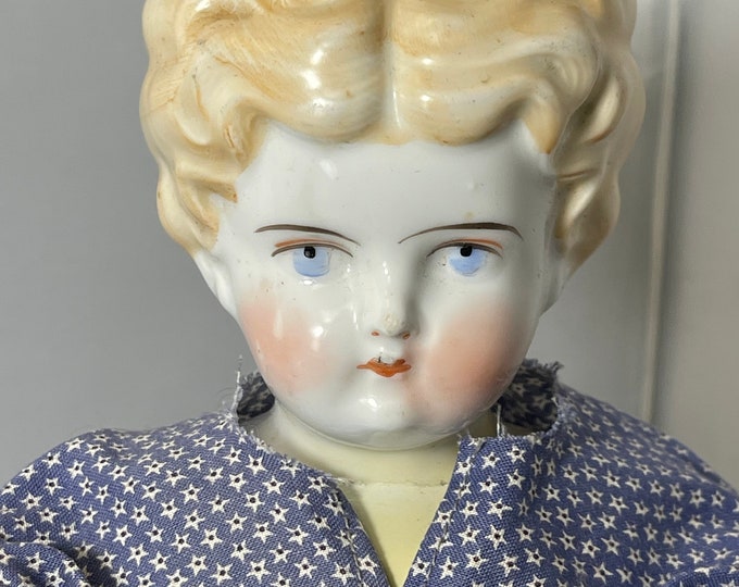 Vintage China Head Doll 17 Tall Etsy