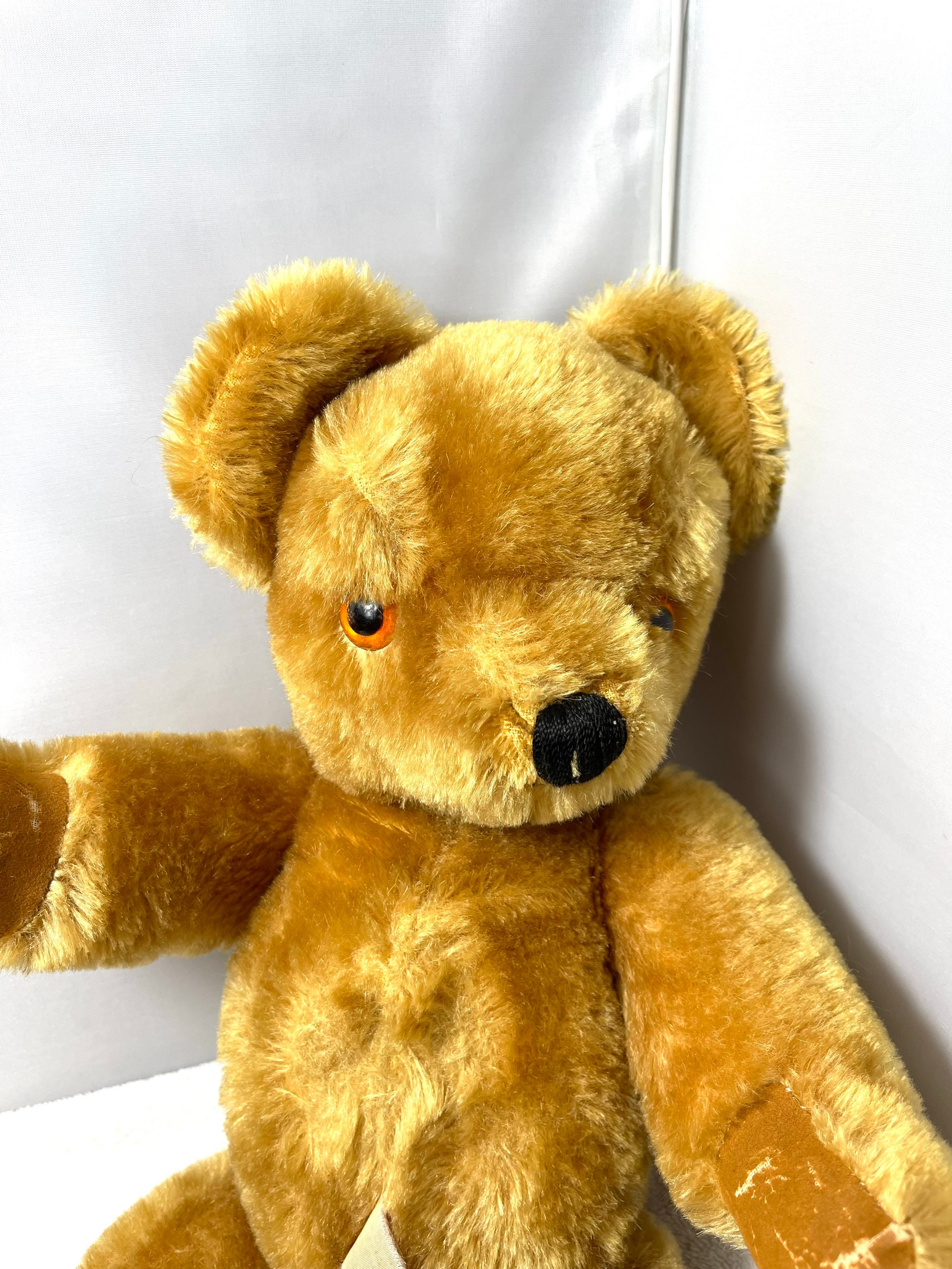Vintage 20 Handmade Golden Mohair Teddy Bear Alpha Farnell Ltd.Ed