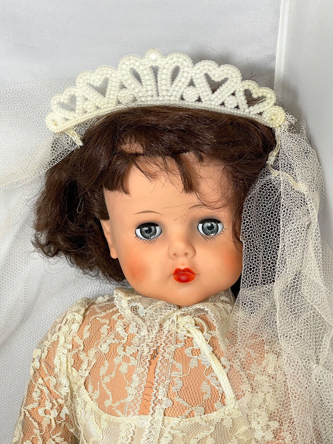 Vintage Betty the Beautiful Bride Doll 28 Tall Etsy