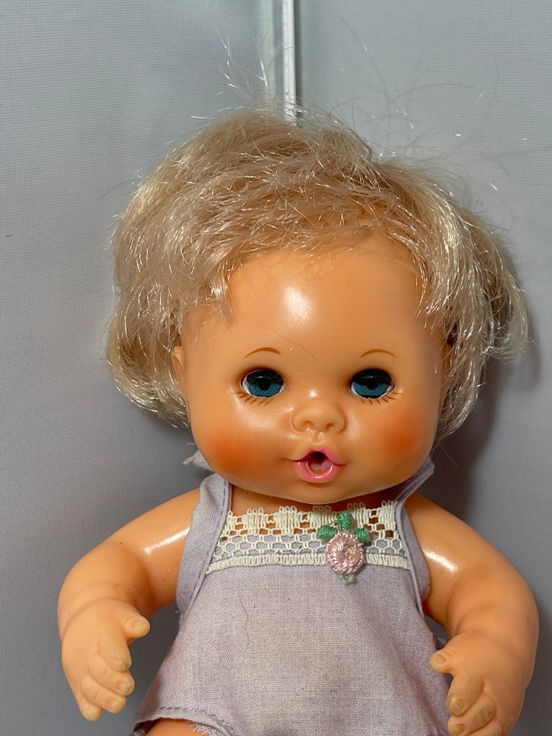 Vintage Ideal Baby Doll 7 Tall 1974 Etsy