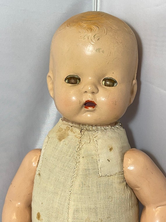 Antique composition baby doll on sale