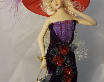 Heirloom Duck House Doll Red Hat Ellen 13 Tall Etsy