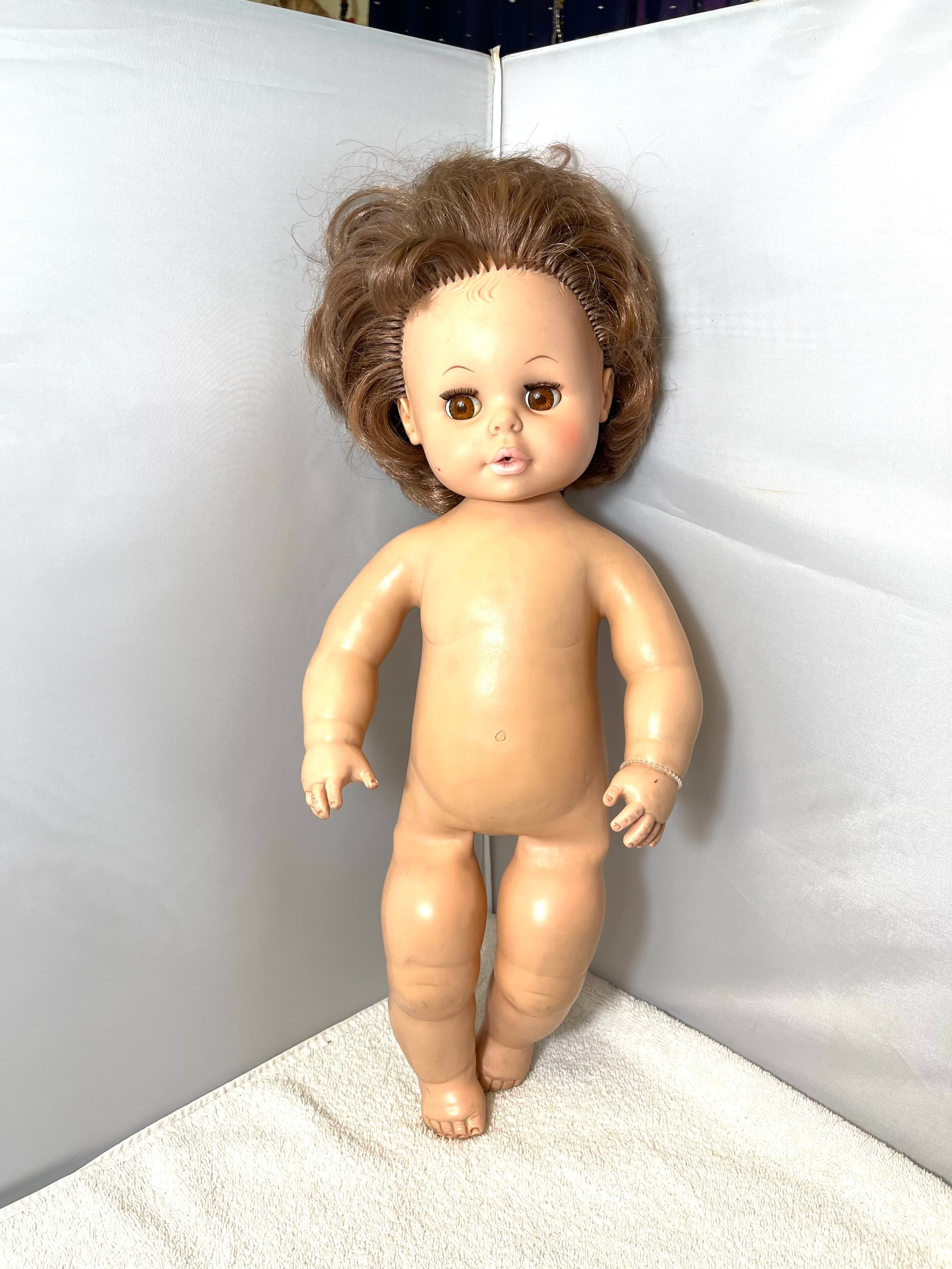 Vintage Eegee Baby Doll Softina 20 Tall pic image