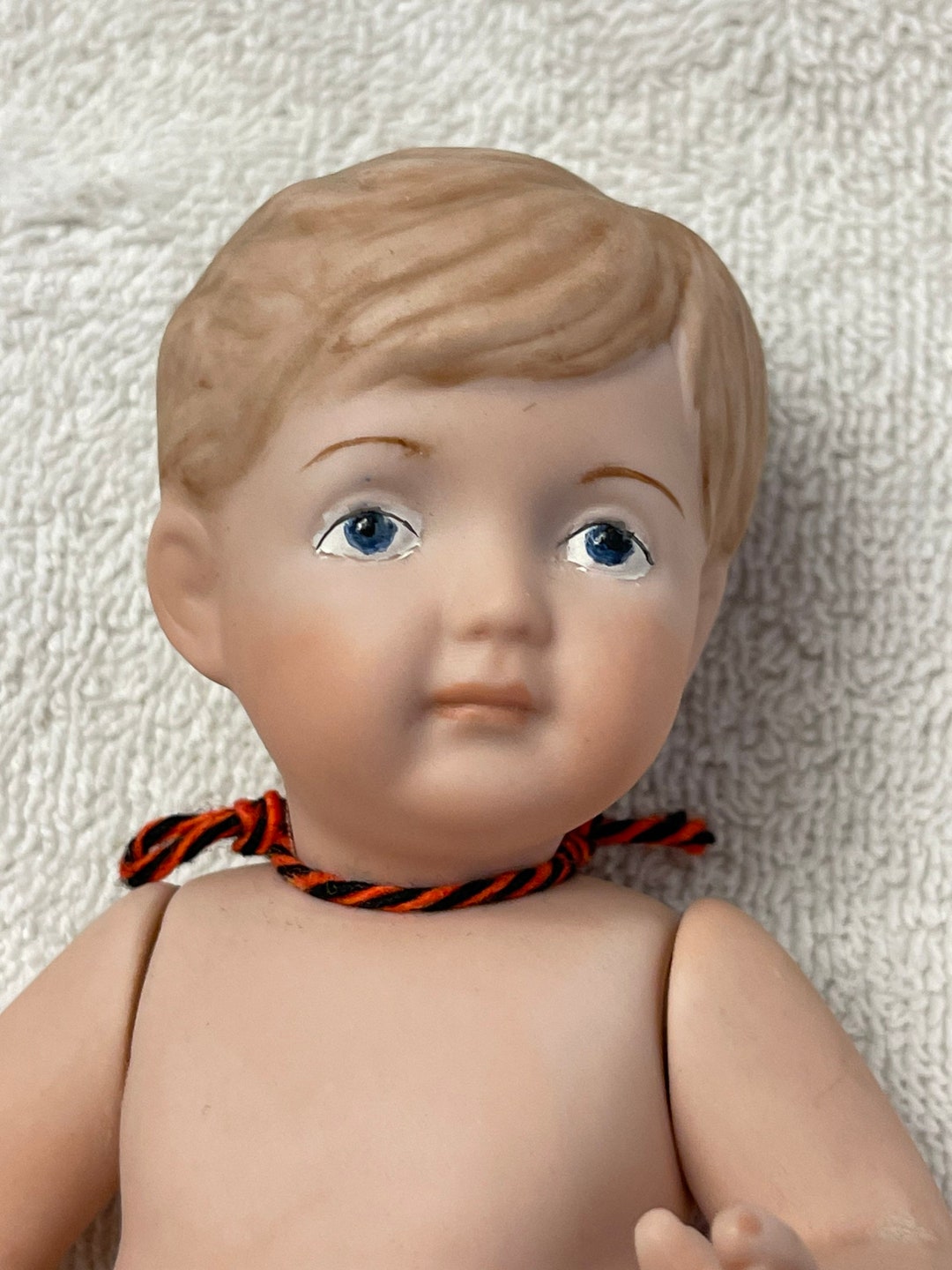 Vintage Porcelain Baby Doll 7.5 Tall Etsy