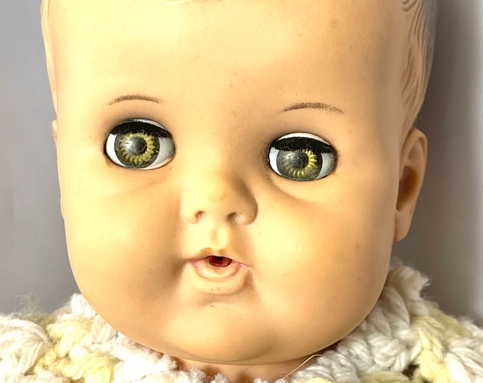 Vintage the Sun Rubber Baby Doll 18 Tall Etsy