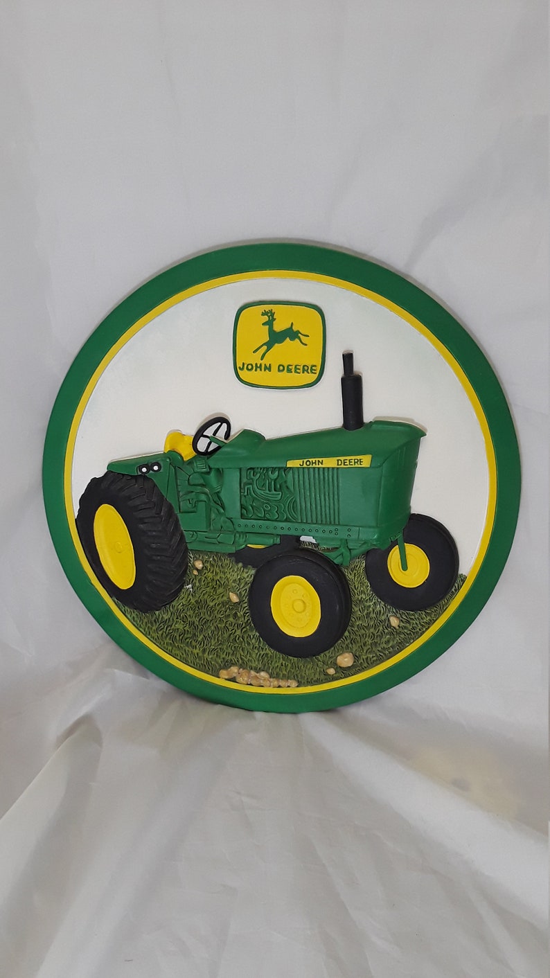 Vintage John Deere Wall Decor 12 X 12 Etsy