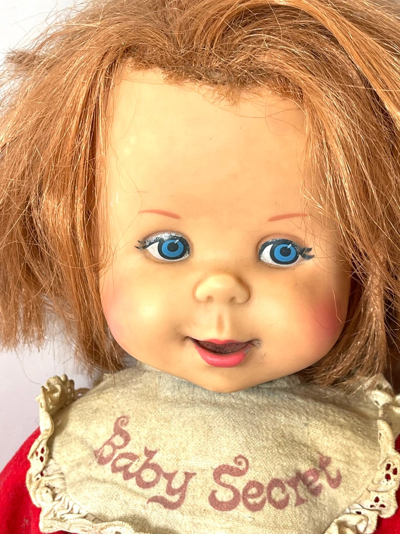Vintage Mattel Baby Secret Doll 19 Tall 1965 Etsy