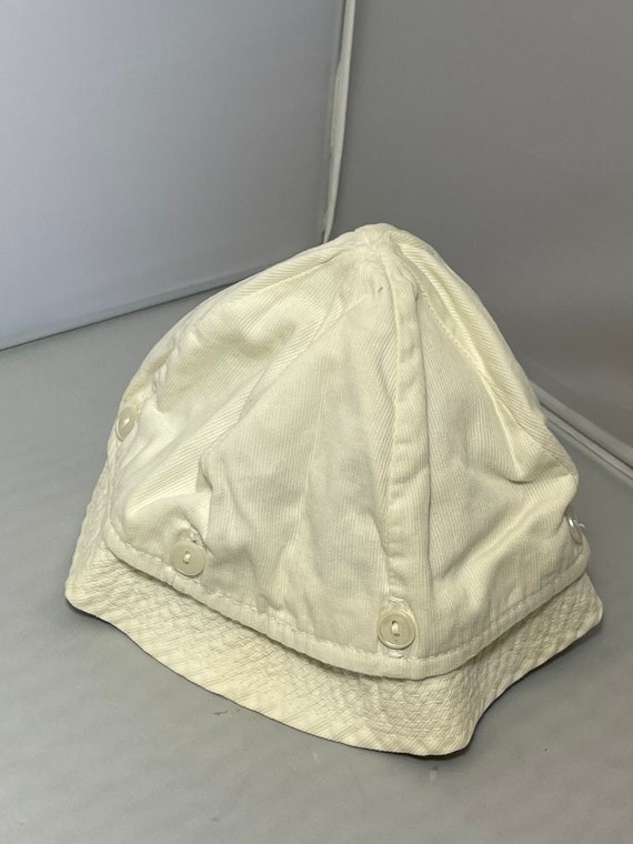 Vintage Baby White Hat - image 2