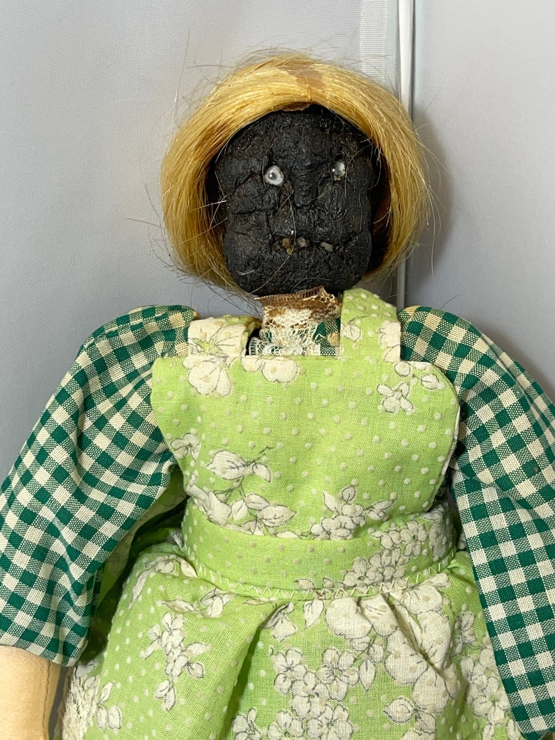 Vintage Apple Head Doll 13 Tall Unmarked Etsy