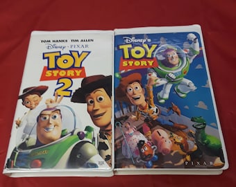 Toy Story & Toy Story 2 VHS Tape Walt Disney