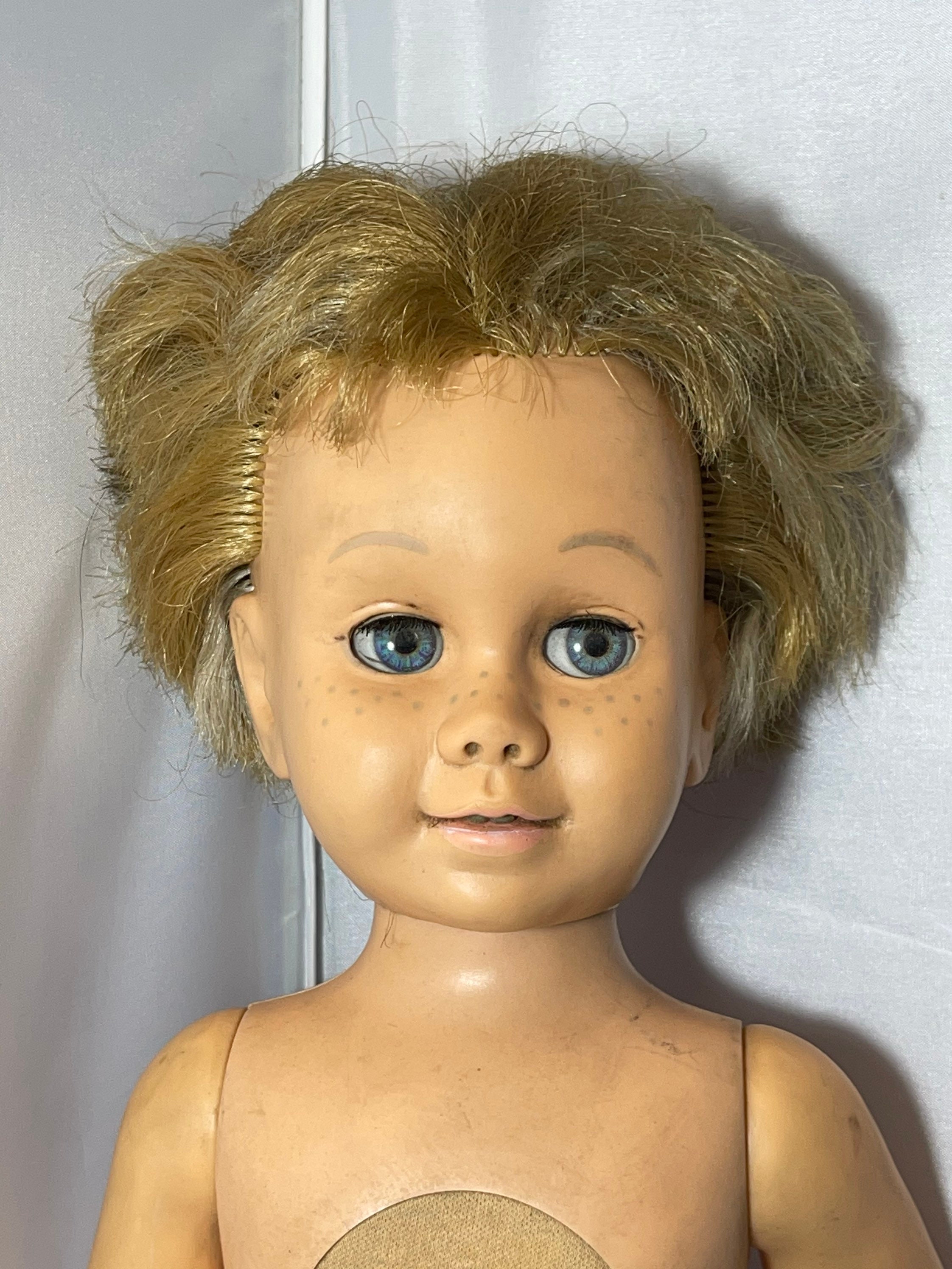 Vintage Chatty Cathy Doll 20 Tall Unmarked Etsy