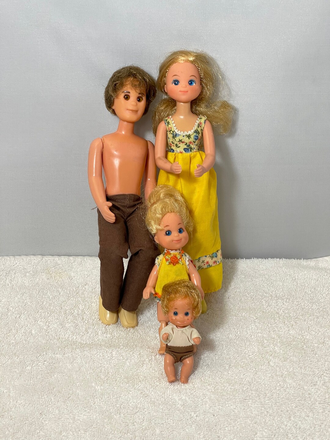 Vintage Sunshine Family Dolls Set of 4 Dolls 1970's Etsy
