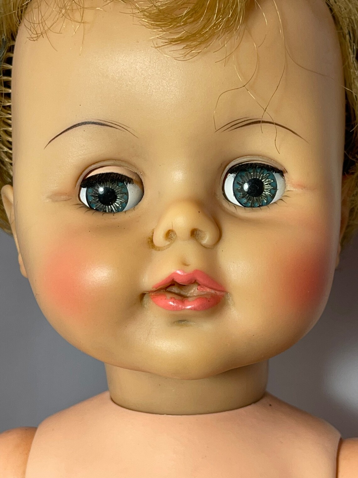 Vintage Ideal Tiny Kissy Doll 15.5 Tall Etsy