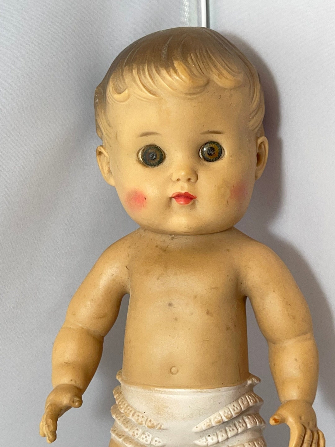 Vintage Sun Rubber Baby Doll 10 Tall Etsy