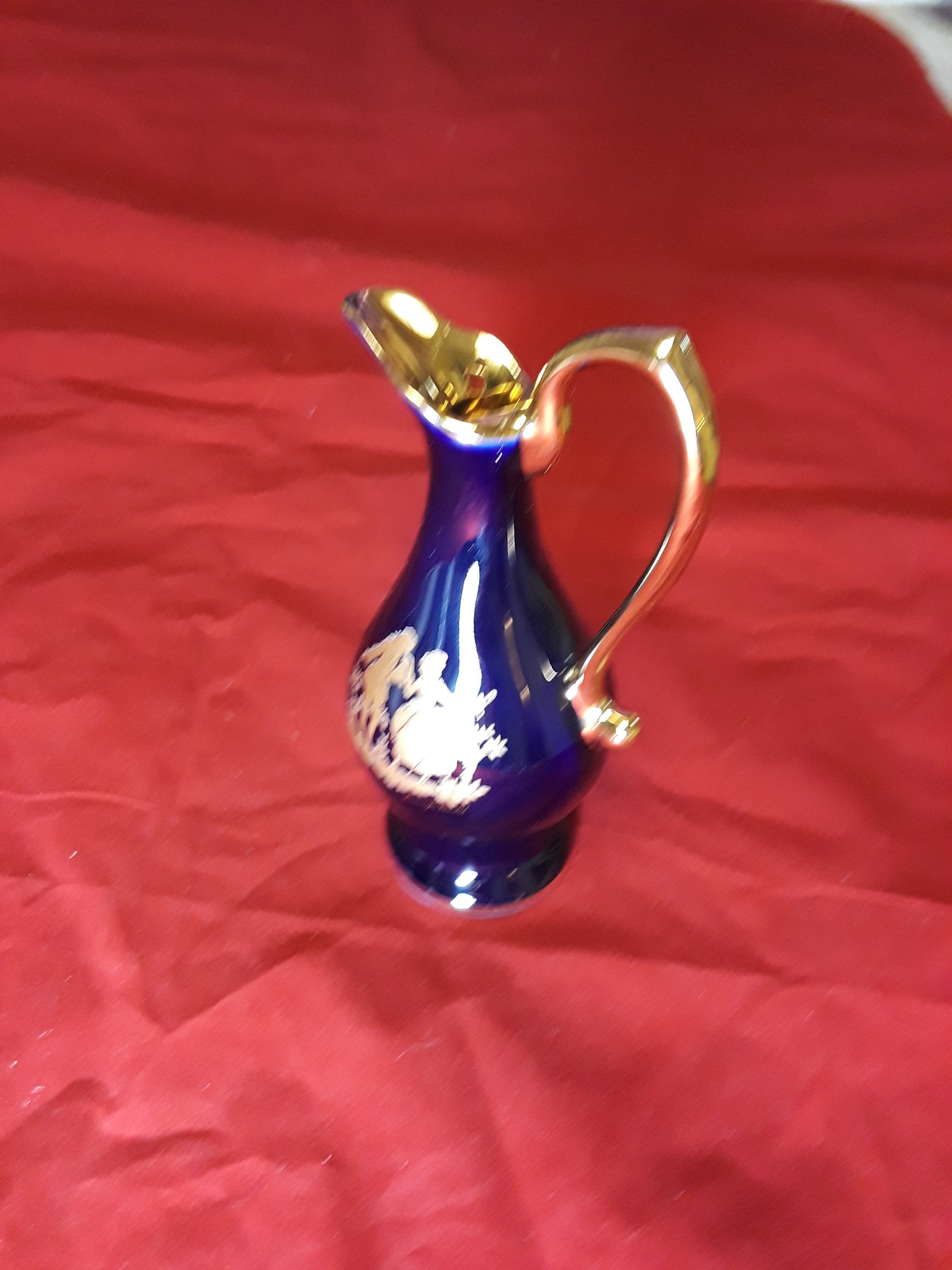 Limoges Castel France 22 K Gold 6 Tall Etsy