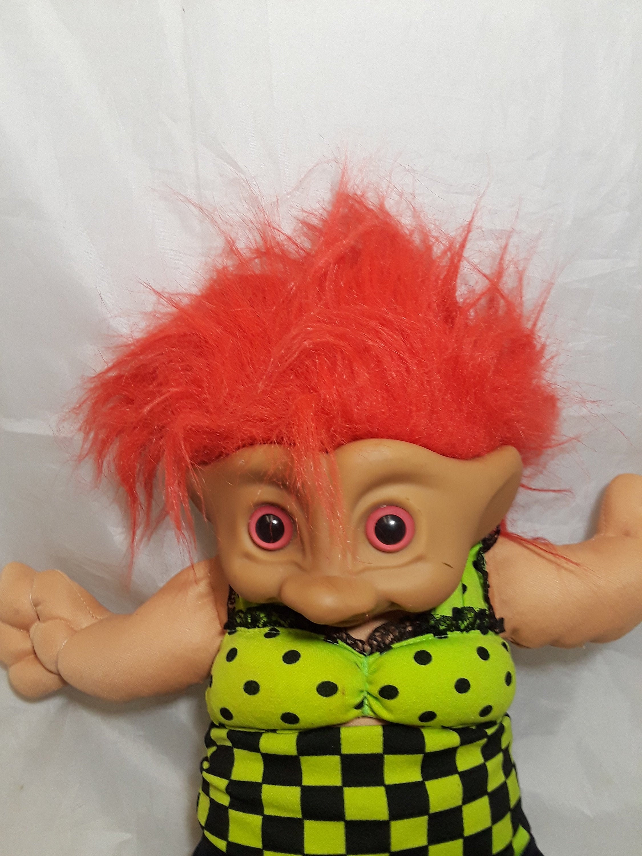 Toys & Games Vintage Ace Novelty Troll Doll 17 Tall Dolls & Action