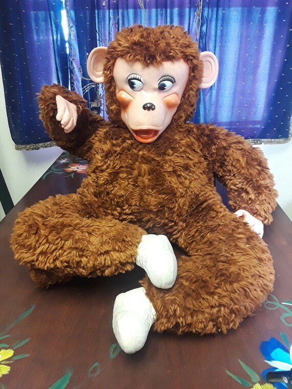 zip stuffed monkey