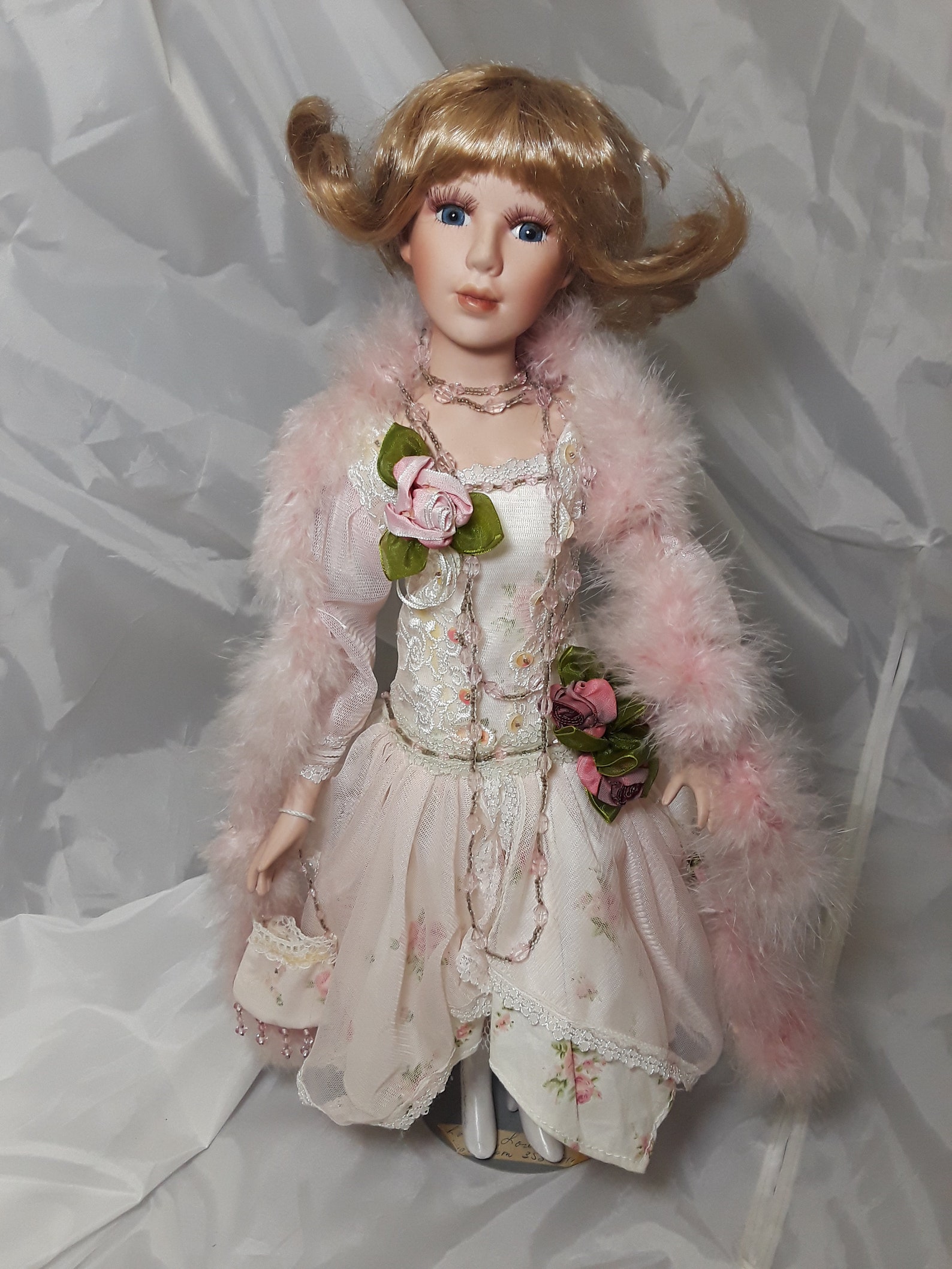 Porcelain Contemporary Doll NJSF 18 Tall Etsy UK