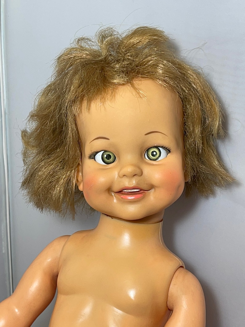 Vintage Ideal Giggles Doll 18 Tall 1966 Etsy
