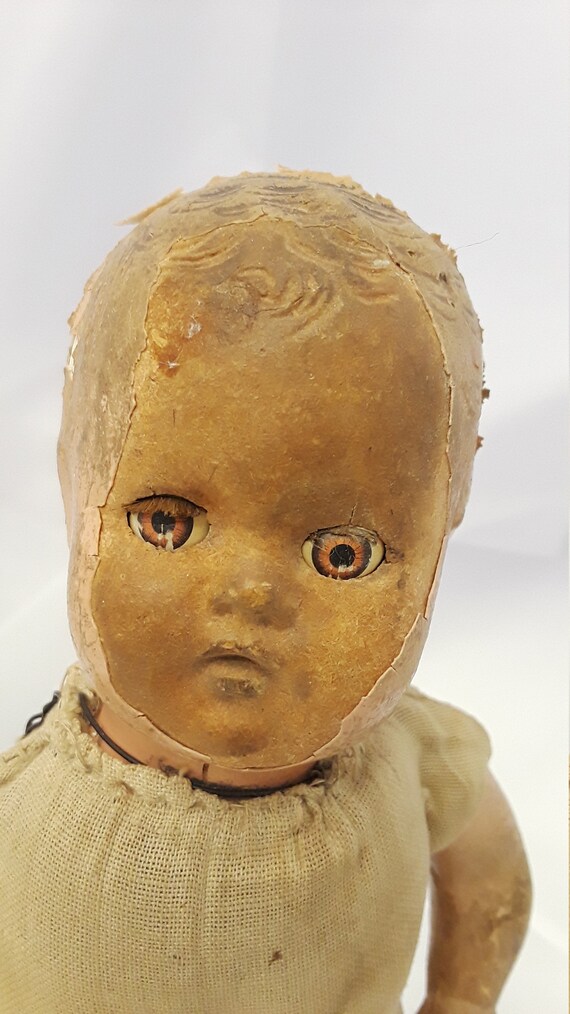 repair cracks composition dolls