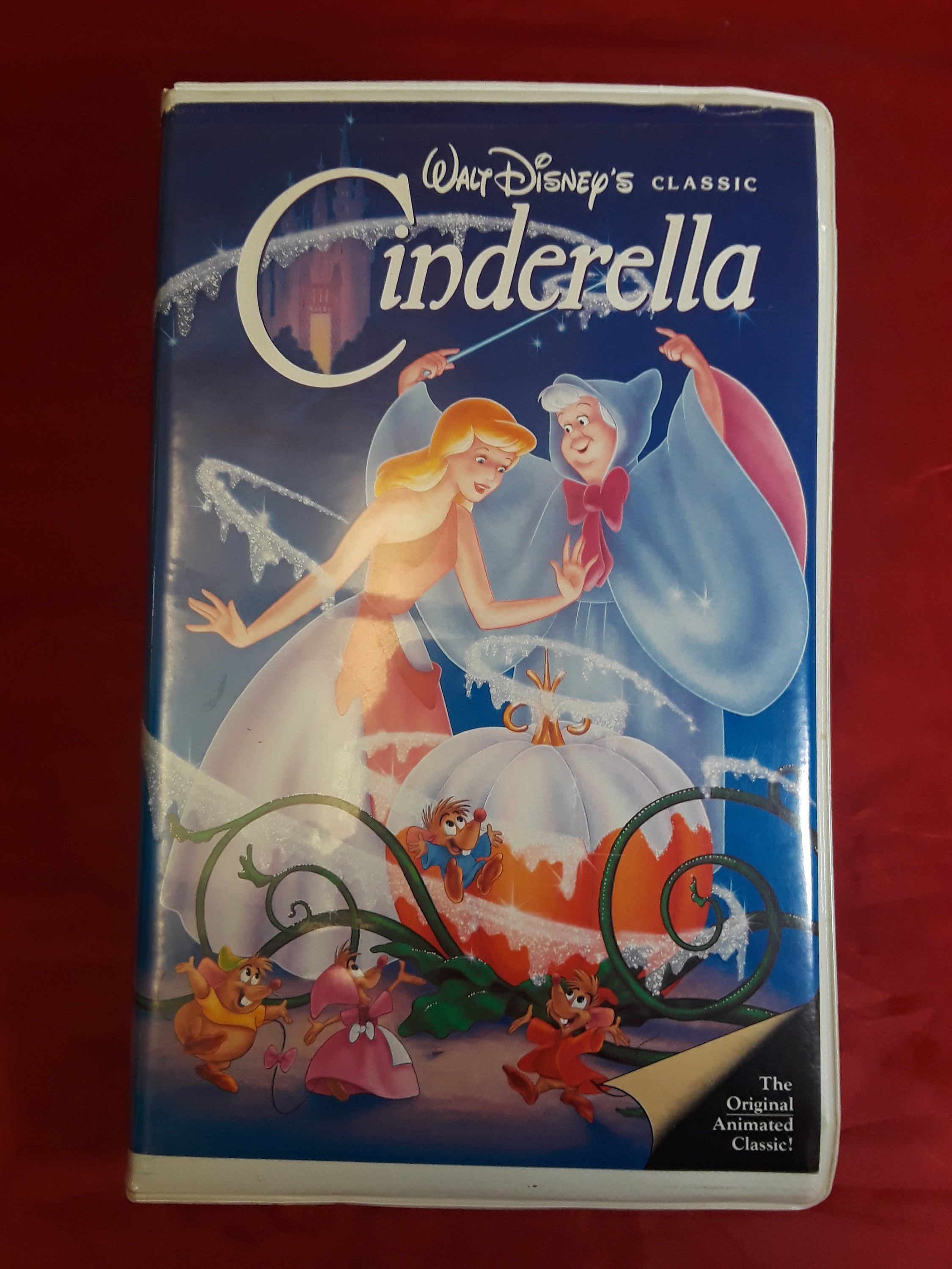 Cinderella VHS (Disney Black Diamond Classic) 410 plandetransformacion